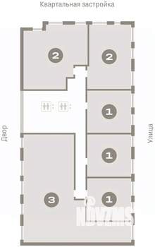 2-к квартира, вторичка, 65м2, 3/16 этаж