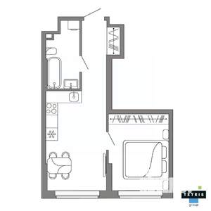 1-к квартира, вторичка, 35м2, 10/32 этаж