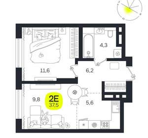 2-к квартира, вторичка, 38м2, 10/27 этаж
