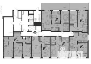 2-к квартира, вторичка, 53м2, 2/22 этаж