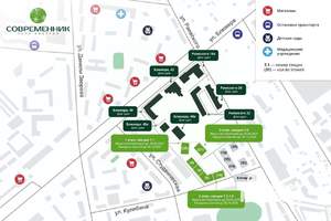 1-к квартира, вторичка, 45м2, 6/25 этаж
