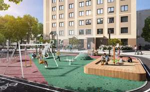 1-к квартира, строящийся дом, 35м2, 5/26 этаж