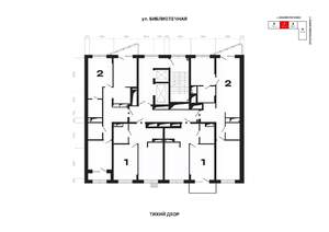 2-к квартира, вторичка, 62м2, 6/25 этаж