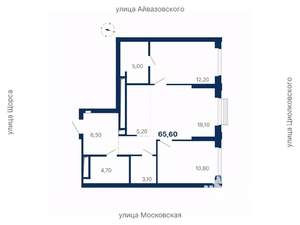 2-к квартира, вторичка, 66м2, 15/29 этаж