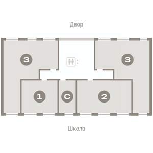 1-к квартира, вторичка, 40м2, 6/9 этаж