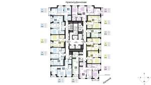 2-к квартира, вторичка, 58м2, 24/29 этаж