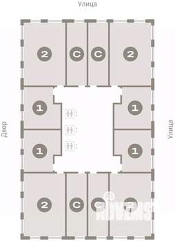 Студия квартира, вторичка, 33м2, 12/25 этаж