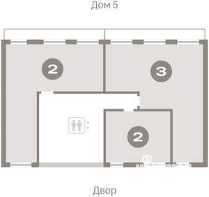 2-к квартира, вторичка, 82м2, 8/9 этаж