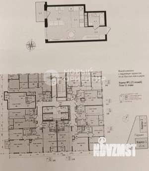 Студия квартира, вторичка, 34м2, 12/25 этаж