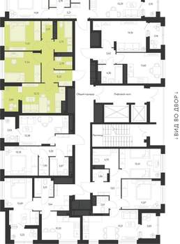 2-к квартира, вторичка, 55м2, 14/22 этаж