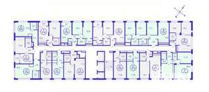 1-к квартира, строящийся дом, 34м2, 5/28 этаж