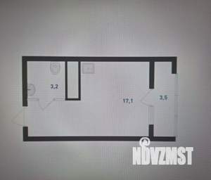 Студия квартира, сданный дом, 21м2, 8/26 этаж