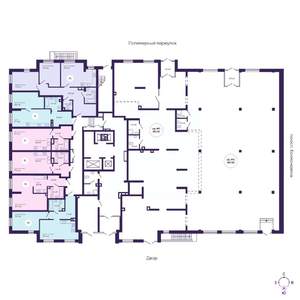 2-к квартира, вторичка, 71м2, 1/19 этаж