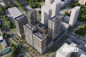 2-к квартира, строящийся дом, 64м2, 21/27 этаж