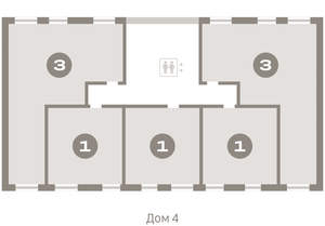 1-к квартира, вторичка, 46м2, 5/16 этаж
