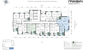 2-к квартира, вторичка, 71м2, 13/24 этаж