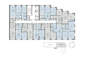 1-к квартира, вторичка, 38м2, 22/32 этаж