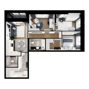 3-к квартира, вторичка, 75м2, 8/24 этаж