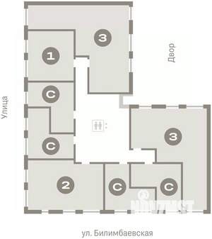 3-к квартира, вторичка, 92м2, 3/9 этаж