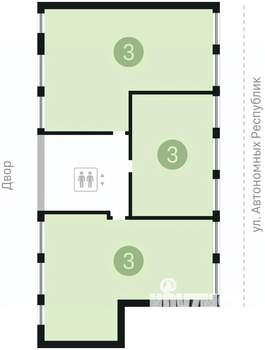 3-к квартира, вторичка, 191м2, 7/17 этаж