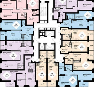 2-к квартира, вторичка, 66м2, 20/25 этаж