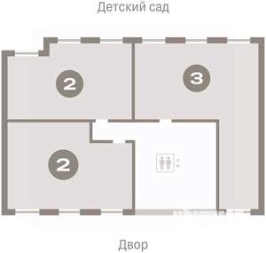 3-к квартира, вторичка, 82м2, 3/8 этаж