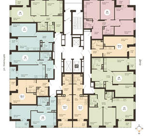 3-к квартира, сданный дом, 79м2, 5/25 этаж