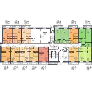 1-к квартира, строящийся дом, 29м2, 1/9 этаж