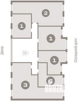 3-к квартира, вторичка, 85м2, 3/8 этаж