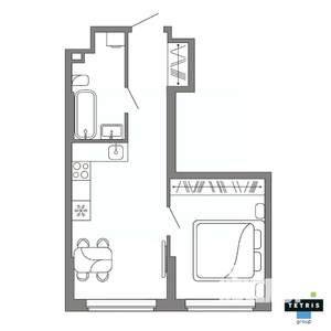 1-к квартира, вторичка, 35м2, 5/32 этаж
