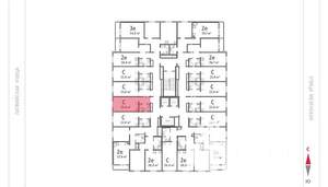 2-к квартира, вторичка, 54м2, 17/25 этаж