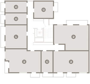 1-к квартира, вторичка, 44м2, 3/16 этаж
