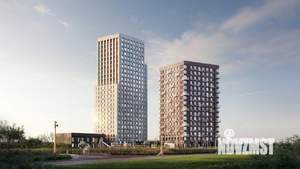 2-к квартира, строящийся дом, 29м2, 21/25 этаж