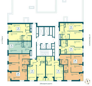 1-к квартира, вторичка, 43м2, 20/21 этаж