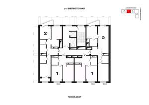 2-к квартира, вторичка, 64м2, 19/25 этаж