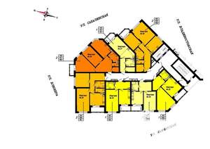 2-к квартира, вторичка, 68м2, 5/24 этаж