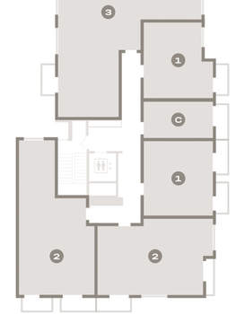 2-к квартира, вторичка, 64м2, 7/9 этаж