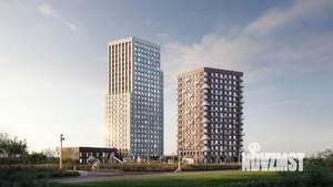 2-к квартира, строящийся дом, 41м2, 17/32 этаж