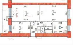 3-к квартира, вторичка, 60м2, 9/9 этаж