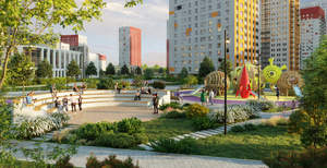 2-к квартира, сданный дом, 44м2, 9/15 этаж