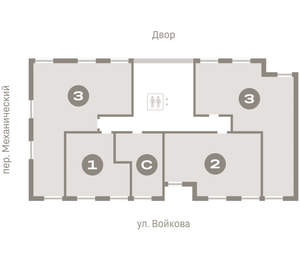 2-к квартира, вторичка, 81м2, 4/7 этаж