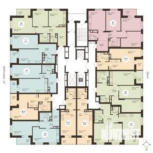 2-к квартира, сданный дом, 66м2, 12/25 этаж