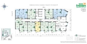 1-к квартира, вторичка, 47м2, 22/25 этаж