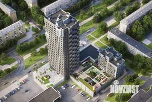 3-к квартира, строящийся дом, 77м2, 18/25 этаж