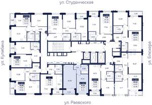 1-к квартира, вторичка, 42м2, 9/25 этаж