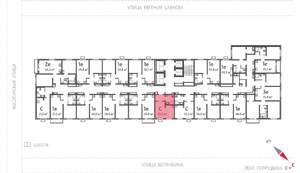 Студия квартира, вторичка, 26м2, 5/24 этаж