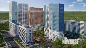 4-к квартира, строящийся дом, 64м2, 20/27 этаж