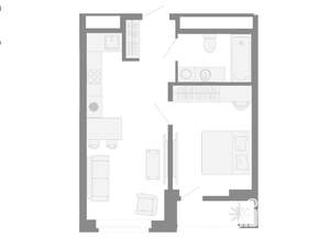 2-к квартира, вторичка, 38м2, 26/26 этаж