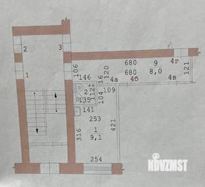 Студия квартира, вторичка, 11м2, 1/5 этаж