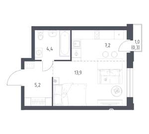 Студия квартира, вторичка, 31м2, 11/24 этаж
